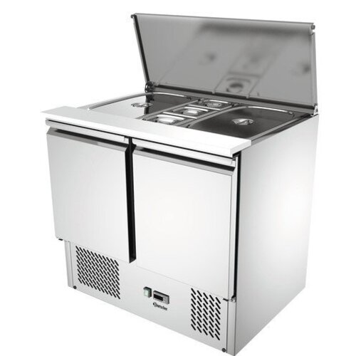Bartscher Saladette Inox | 2 Portes | 260 Litres | 900x700x870(h)mm Bartscher Saladette Inox | 2 Portes | 260 Litres | 900x700x870(h)mm