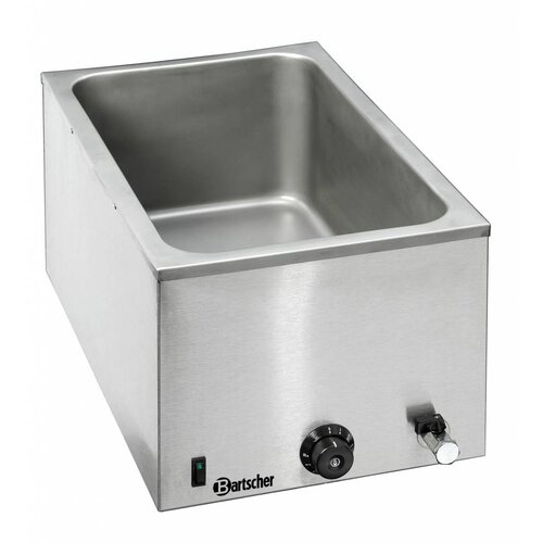 Bartscher Bain Marie GN 1/1 Inox | 200(p)mm | 1200W | Robinet De Vidange | 355X550X295(h)mm Bartscher Bain Marie GN 1/1 Inox | 200(p)mm | 1200W | Robinet De Vidange | 355X550X295(h)mm