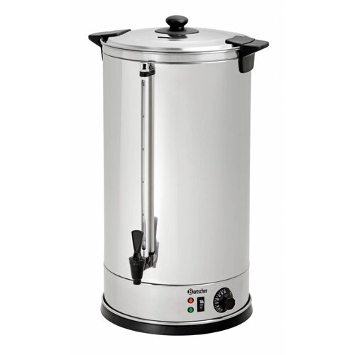 Bartscher Distributeur D'Eau Chaude Inox | 28 Litres | Ø300-640(h)mm