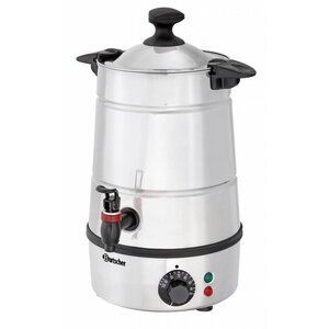 Bartscher Distributeur D'Eau Chaude Inox | 5 Litres | Ø200-400(h)mm