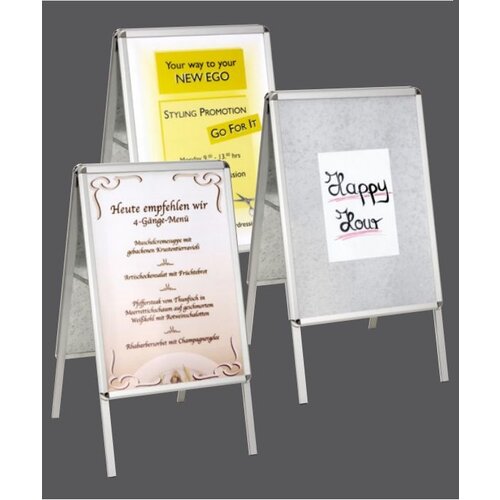 Bartscher Chevalet Porte-Affiches Aluminium - Format A1