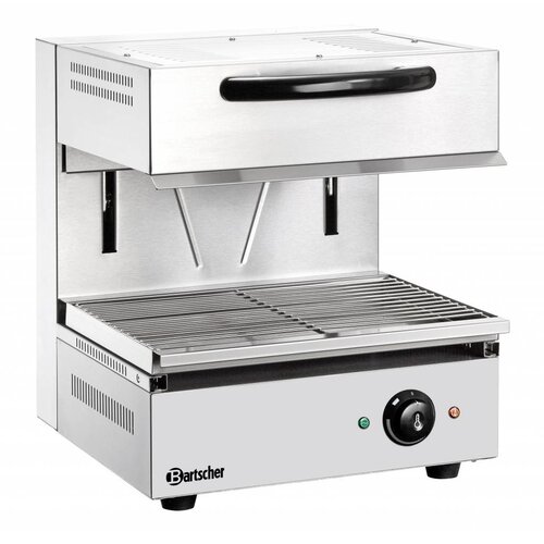 Bartscher Salamandre Électrique Inox - Grille 445x325mm - 2,8kW - 470x510x530(h)mm