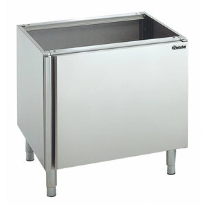 Bartscher Soubassement Inox Avec Porte Battante - 1000x550x580(h)mm Bartscher Soubassement Inox Avec Porte Battante - 1000x550x580(h)mm