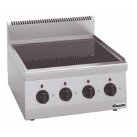 Fourneau Vitrocéramique Inox - 8kW - 600x600x290(h)mm