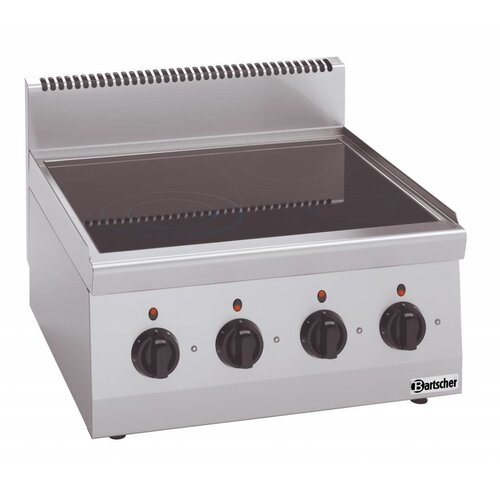 Bartscher Fourneau Vitrocéramique Inox - 8kW - 600x600x290(h)mm Bartscher Fourneau Vitrocéramique Inox - 8kW - 600x600x290(h)mm