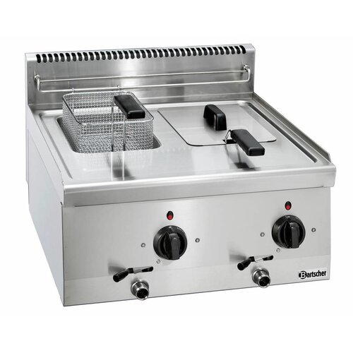 Bartscher Friteuse Électrique Double | 2x 6 Litres |  2x 3,3kW/400V | 600x600x290(h)mm