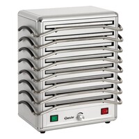 Réchaud à 8 Plaques Chauffantes - Aluminium - 1250W - 380x250x447(h)mm