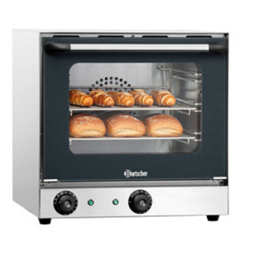 Bartscher Four à Convection AT110 | 230V | 3 Grilles GN1/2 Inclus | 2,7kW | 460x570x460(h)mm