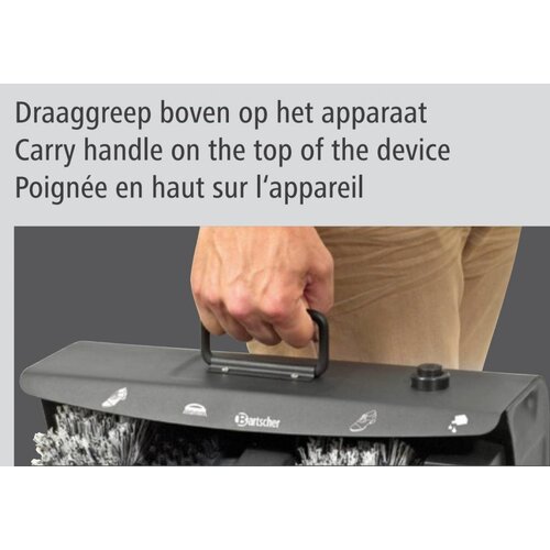 Bartscher Cireuse Chaussures Électrique - 120W - 400x240x260(h)mm