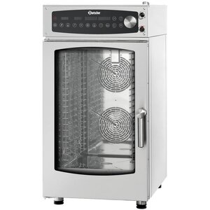 Bartscher Four Mixte à Vapeur Compact | 10x GN1/1 | Touches Tactiles | Capacité 80-150 Couverts