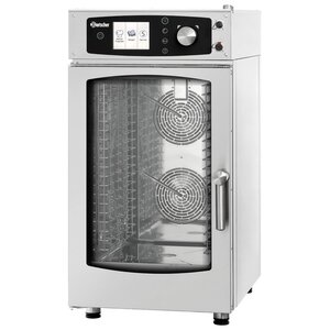 Bartscher Four Mixte à Vapeur Compact | 10x GN1/1 | Modèle Digital | Capacité 80-150 Couverts