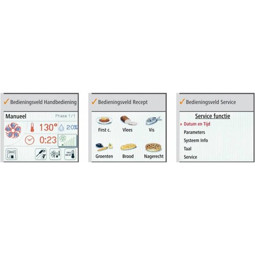 Bartscher Four Mixte à Vapeur Compact | 10x GN1/1 | Modèle Digital | Capacité 80-150 Couverts