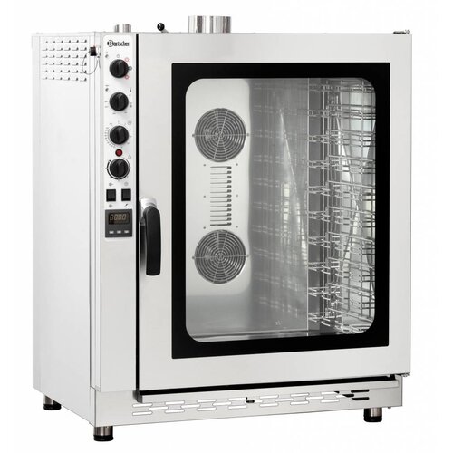 Bartscher Four Mixte à Vapeur | 10x GN1/1 | Modèle Gaz | Capacité 80-150 Couverts Bartscher Four Mixte à Vapeur | 10x GN1/1 | Modèle Gaz | Capacité 80-150 Couverts