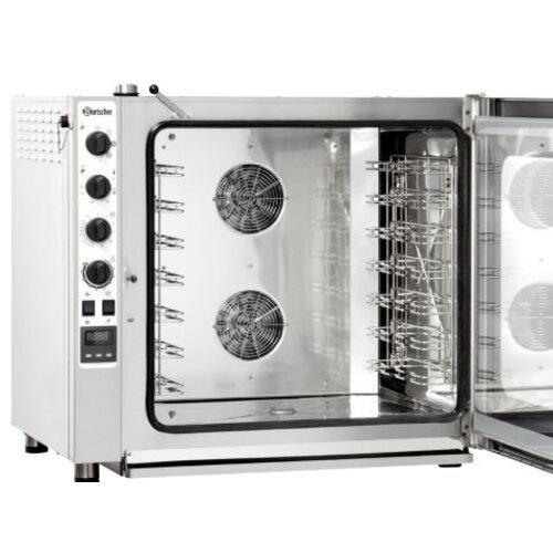 Bartscher Four Mixte à Vapeur | 10x GN1/1 | Modèle Gaz | Capacité 80-150 Couverts Bartscher Four Mixte à Vapeur | 10x GN1/1 | Modèle Gaz | Capacité 80-150 Couverts