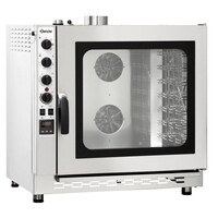 Four Mixte à Vapeur INOX | Modèle Gaz | 7x GN1/1 | Capacité 50-90 Couverts