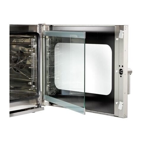 Bartscher Four Mixte à Vapeur INOX | 10x GN1/1 | Boutons Manuels | Capacité 80-150 Couverts