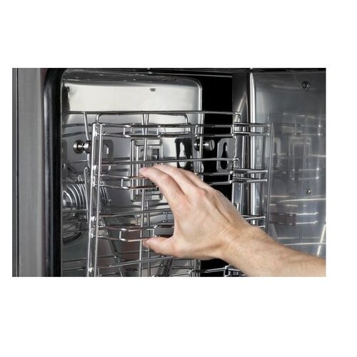 Bartscher Four Mixte à Vapeur INOX | 10x GN1/1 | Boutons Manuels | Capacité 80-150 Couverts