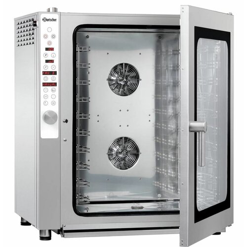 Bartscher Four Mixte à Vapeur DIGITAL | 10x GN1/1 | Capacité 80-150 Couverts Bartscher Four Mixte à Vapeur DIGITAL | 10x GN1/1 | Capacité 80-150 Couverts