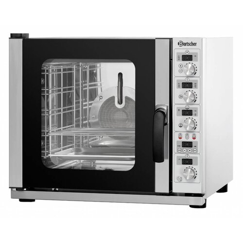 Bartscher Four Mixte à Vapeur Compact | 5x GN2/3 | Électrique | Capacité 20-80 Couverts