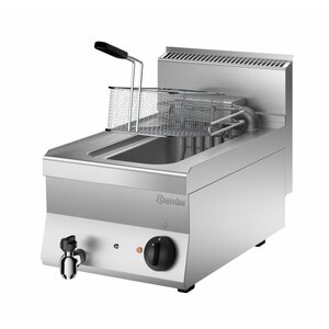 Bartscher Friteuse Électrique Inox | 10 Litres | 9kW/400V | Panier Inclus | 400x650x295(h)mm