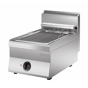 Bartscher Grille Électrique - Fonte Rainurée - 4,08kW - 400x650x295(h)mm