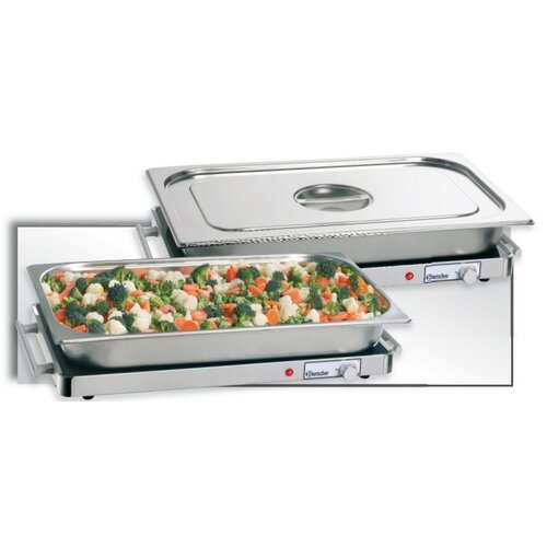 Bartscher Plaque Chauffante GN1/1 - Aluminium - 150W - 570x335x40(h)mm