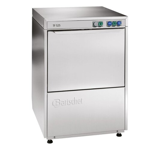 Bartscher Lave-Vaisselle 50x50cm | Doseur de Rinçage +Pompe de Vidange | 400V | 3 Variantes