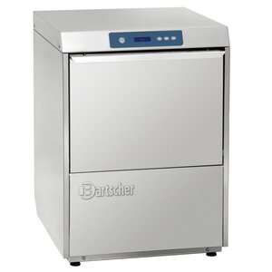 Bartscher Lave-Vaisselle 50x50cm | Doseur de Rinçage + Lavage + Pompe de Vidange | 400V Bartscher Lave-Vaisselle 50x50cm | Doseur de Rinçage + Lavage + Pompe de Vidange | 400V