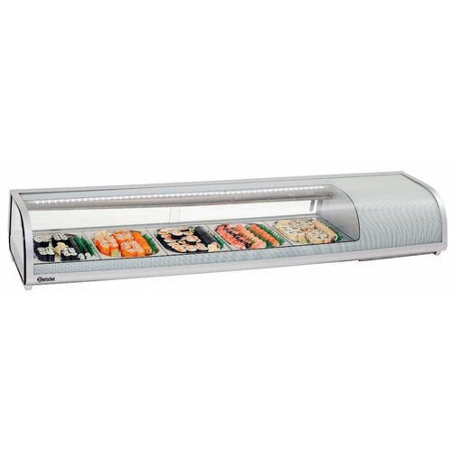 Bartscher Vitrine Froide Sushi - 5x GN1/2 - 180W - 1800x425x295(h)mm Bartscher Vitrine Froide Sushi - 5x GN1/2 - 180W - 1800x425x295(h)mm