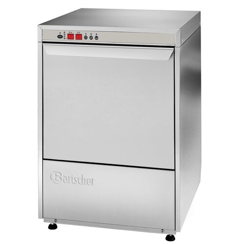 Bartscher Lave-Vaisselle 50x50cm | Doseur de Rinçage + Lavage | 400V | 2 Variantes