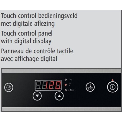 Bartscher Réchaud à Induction | Surface Vitrocéramique | 3,5kW | 340x445x117(h)mm Bartscher Réchaud à Induction | Surface Vitrocéramique | 3,5kW | 340x445x117(h)mm