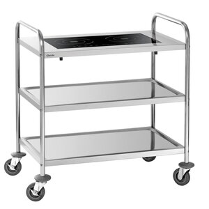 Bartscher Chariot De Service à Induction - 3,5kW - 920x600x940(h)mm Bartscher Chariot De Service à Induction - 3,5kW - 920x600x940(h)mm