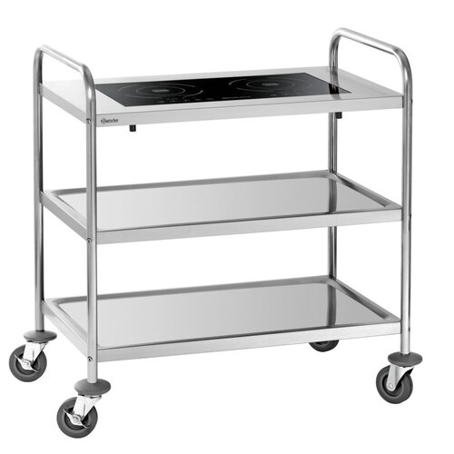 Bartscher Chariot De Service à Induction - 3,5kW - 920x600x940(h)mm