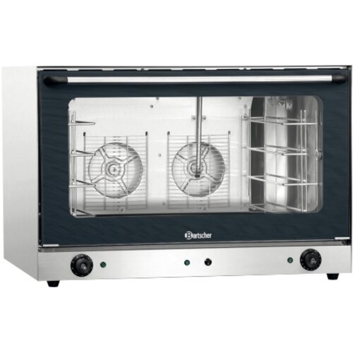 Bartscher Four à Convection AT400 | Vaporisation | Pour 4 Plaques x 60x40cm  | 6,4kW/400V | 835x800x570(h)mm
