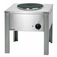 Réchaud Sur Pieds Gaz - Inox - Plaque De Ø300mm - 500x500x520(h)mm