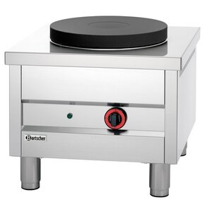 Bartscher Réchaud Sur Pieds Électrique - Inox - Plaque De Ø400mm - 5kW -  570x590x515(h)mm