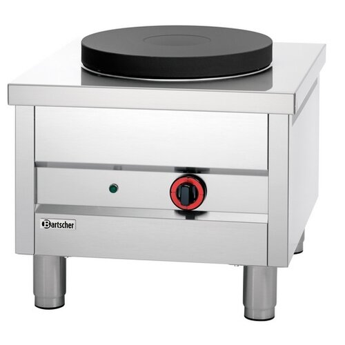 Bartscher Réchaud Sur Pieds Électrique - Inox - Plaque De Ø400mm - 5kW -  570x590x515(h)mm