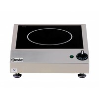 Réchaud Vitrocéramique Électrique - Boîtier Inox - 2,3kW - 340x420x100(h)mm