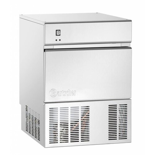 Bartscher Machine à Glaçons Inox Q 45 - 45Kg/24h - SILENCIEUX - 500x610x690-710(h)mm