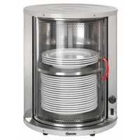Chauffe-Assiette Inox | 30-40 Assiettes de Ø320mm | 600W | Ø460-575(h)mm