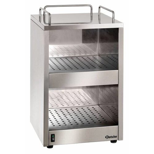 Bartscher Chauffe-Tasses Inox | 72 Tasses | Modèle de Comptoir | 140W | 320x360x545(h)mm Bartscher Chauffe-Tasses Inox | 72 Tasses | Modèle de Comptoir | 140W | 320x360x545(h)mm