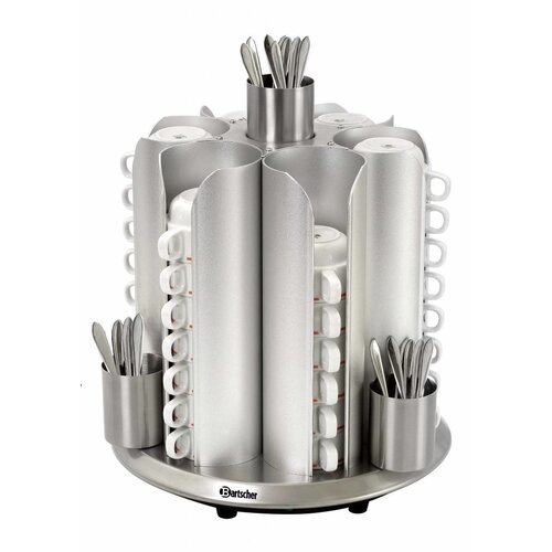 Bartscher Chauffe-Tasses Inox | Modèle de Comptoir | 48 Tasses | 200W | Ø350-405(h)mm Bartscher Chauffe-Tasses Inox | Modèle de Comptoir | 48 Tasses | 200W | Ø350-405(h)mm