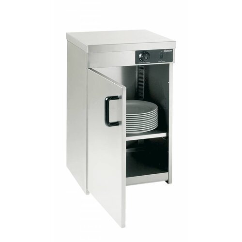 Bartscher Armoire Chauffante Inox | 25-30 Assiettes de Ø320mm | 400W | 400x400x545(h)mm