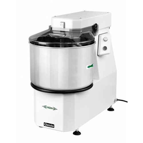 Bartscher Pétrin Spirale 18kg - Cuve Amovible 22 Litres - 750W - 390x670x620(h)mm