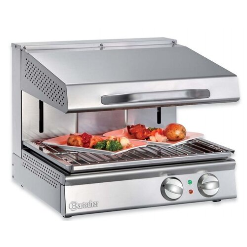 Bartscher Salamandre Inox + 3 Résistances Chauffantes - 4,8kW - 590x630x500(h)mm