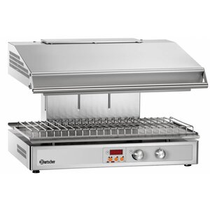 Bartscher Salamandre Hi-Light Inox + 4 Résistances Chauffantes - 6kW - 745x590x515(h)mm