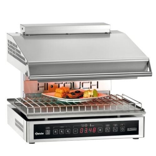 Bartscher Salamandre Hi-Light Premium Inox + 3 Résistances Chauffantes - 4,5kW - 585x600x515(h)mm Bartscher Salamandre Hi-Light Premium Inox + 3 Résistances Chauffantes - 4,5kW - 585x600x515(h)mm