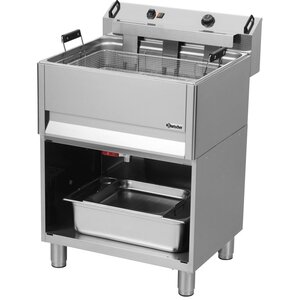Bartscher Friteuse à Beignets Électrique - Sur Armoire Ouverte - 30 Litres - 660x650x980-1040(h)mm