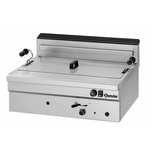 Bartscher Friteuse à Beignets à Gaz - Inox - 20 Litres- 700x585x390(h)mm