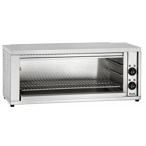 Bartscher Salamandre Inox - 2 Zones de Chauffe - 4,4kW - 910x370x385(h)mm Bartscher Salamandre Inox - 2 Zones de Chauffe - 4,4kW - 910x370x385(h)mm